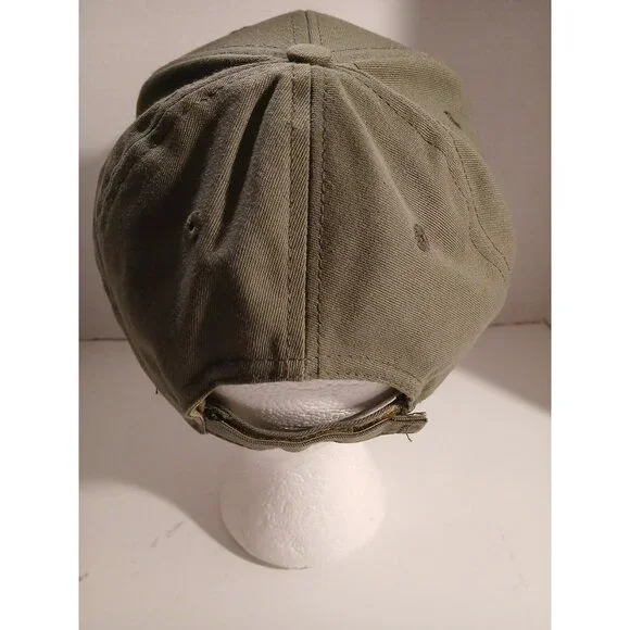 USMC Green Adjustable Hat Eagle Crest One Size Fits Most H6 - Picture 3 of 7